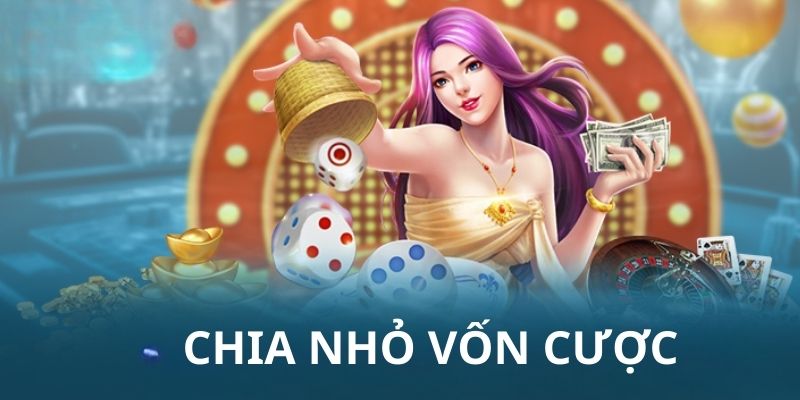 Bí quyết chơi xóc đĩa online là chia nhỏ vốn ra để cược